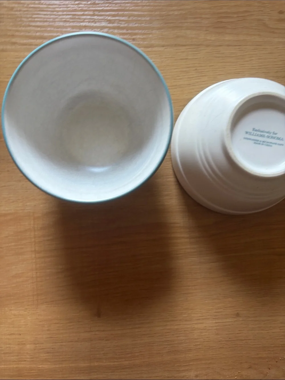 Williams Sonoma two white